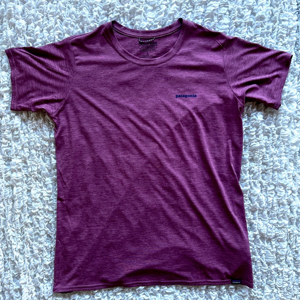 Womens Paragonia capeline tshirt size Large L